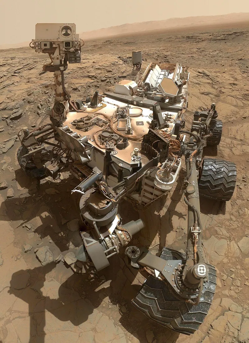 Ilustração da notícia: Curiosity registra a imagem mais detalhada já feita dos paredões de Marte