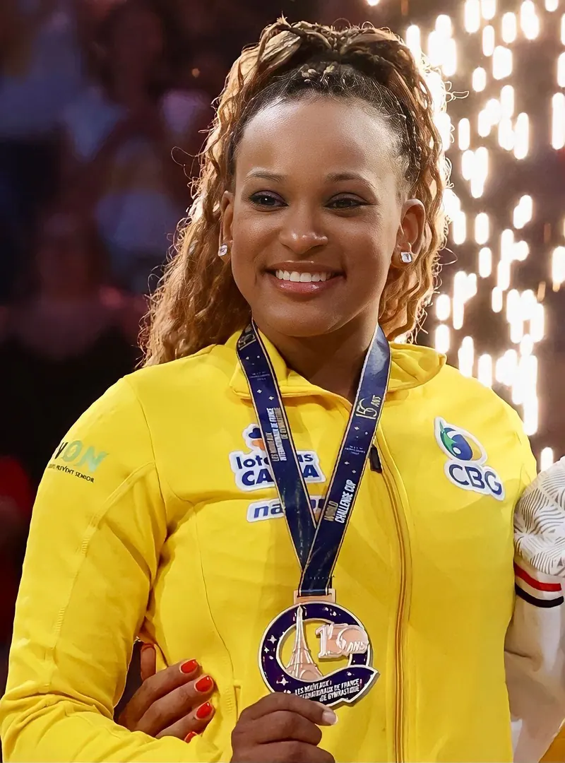 Ilustração da notícia: Rebeca Andrade é convocada para o Mundial de ginástica em Roterdã