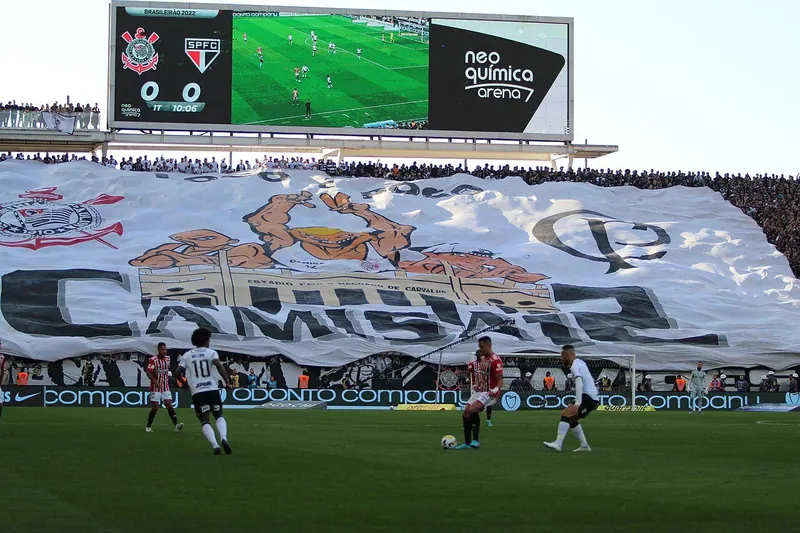 Ilustração da notícia: Após 4 a 1 no Dérbi, ge avalia que Corinthians corre risco real de rebaixamento